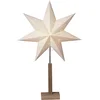 STAR TRADING Stehlampe Standleuchte Stern Karo, Ein-/Ausschalter, ohne...