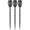 STAR TRADING LED Gartenfackel Star Mini"", 3er Set", schwarz
