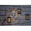 Star Trading 481-38, 3 Lampen, LED, Warmweiß, Draußen, Schwarz, Akku