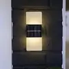 LED-Solar-Außenwandleuchte Wally, 20x8 cm weiß gefrostet CCT