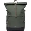 Sandqvist Icon Rolltop - Rucksack L 16" 65 cm erw. (dawn Green with da...