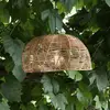 Außenhängeleuchte Mayla, Rattan natur, Ø 43 cm, Stecker IP44