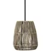 PR Home Außenhängelampe Saigon, grau, Ø 18 cm, Kabel 2,5m