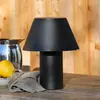 LED-Solar-Tischleuchte Vivo, schwarz, IP44, Höhe 30 cm, dim.