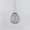 LED-Solar-Pendelleuchte Ovia, Ø 42 cm, schwarz, IP44, dim.