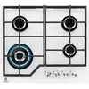 Electrolux KGG64362W, Weiß, Integriert, 60 cm, Gaskochfeld, Glas, 4 Zo...