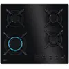 AEG HKB64453NB, Schwarz, Integriert, 60 cm, Gaskochfeld, Glas, 4 Zone(...