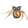 Katzenspielzeug Dogman Natural Owl cardboard Braun 7x9x1,5 cm