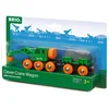 BRIO® Spielzeugeisenbahn-Lokomotive World Waggon Grüner Kranwagen mit ...