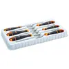 Bahco Set Mit 6 Phillips-und Pozidriv-schraubendrehern Mit Gummigriff