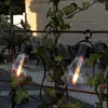 LED-Solar-Lichterkette Party, 4,2W, bernstein, IP44, 1800K