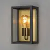 Außenwandlampe Carpi, schwarz, Breite 18cm