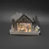 LED-Schwibbogen Haus und Bäckerei Batteriebetrieb
