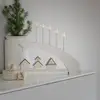 LED-Lichterbogen Komet aus Holz