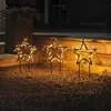 LED-Metallstern mit Erdspießen 3er-Set, IP44