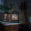 LED-Wasserlaterne Weihnachtsmann im Schlitten
