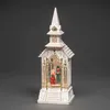 KONSTSMIDE LED Wasserlaterne "Kirche", weiß, 5h Timer, 1 warmweiße Dio...