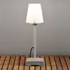 Terrassenleuchte Lucca, grau, Höhe 59 cm, Metall, IP44