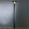 Mastleuchte Heimdal, Höhe 200 cm, schwarz