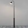 Mastleuchte Vega, schwarz, einflammig, 240 cm