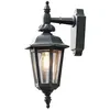 Konstsmide Pallas Down schwarz lackiertes Aluminium, rauchfarbenes Acr...
