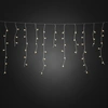 Konstsmide LED-Lichtervorhang Eisregen warmweiß transp. 10m