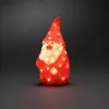 LED-Dekofigur Weihnachtsmann rot IP44 Höhe 38 cm