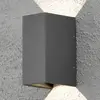 LED-Außenwandleuchte Cremona 8 cm anthrazit