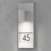 Hausnummernleuchte Modena 7655, grau