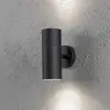 Außenwandleuchte New Modena 2-flg. schwarz