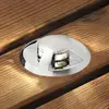 LED-Bodeneinbaustrahler Mini 6er-Set gewölbt