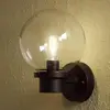 Außenwandleuchte Nemi ohne Sensor, schwarz