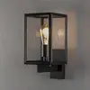 Außenwandleuchte Carpi, schwarz, Breite 16,5 cm