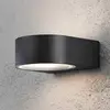 Außenwandleuchte Teramo schwarz