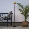 LED-Akku-Stehlampe Nice, rostfarben, Alu, IP54, Dimmer, CCT