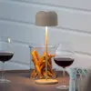 LED-Akku-Tischlampe Lille, Höhe 36 cm, sandfarben, IP54, USB