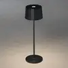 LED-Tischleuchte Positano für außen, schwarz
