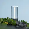 LED-Akku-Tischleuchte Edison, Höhe 15 cm, grau/klar, IP54