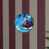 3D-Hologrammkugel Winterlandschaft, 64 LEDs