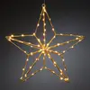 LED-Dekoleuchte Goldstern 37x36 cm