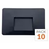 SILAMP 10er-Pack   3-W-LED-Aufbauleuchte, 220 V, 120°, schwarz, IP44, ...