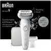 Braun Silk-épil 9 9-041, Silber, 40 Pinzette, MicroGrip, Akku, 100 - 2...