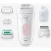 Braun Silk-épil 5 5-050, Pink, Weiß, 28 Pinzette, MicroGrip, Akku, 100...