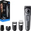 Braun BeardTrimmer 3 BT3560, Akku, Schwarz, Grau