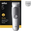 Braun Series 5 BG5500, Nass & Trocken, Akku, Grau, Weiß