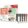 Peach C525/C526 bk, c, m, y, pbk Spar Pack Tintenpatronen, Schwarz, Cy...