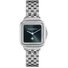 Olivia Burton Analog Quarzuhr für Damen Kollektion Grosvenor mit Silbe...
