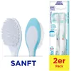 Meridol, Handzahnbürste, Zahnbürste sanft Duo (Weich, 1x)