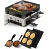 Solis 5 in 1 Raclette Tischgrill, 1020 W, 4 Personen, Mini Pizza Mini ...