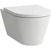 Laufen, Toilette + Bidet, splrandloses Tiefspl-WC Kartell wandhngend w...